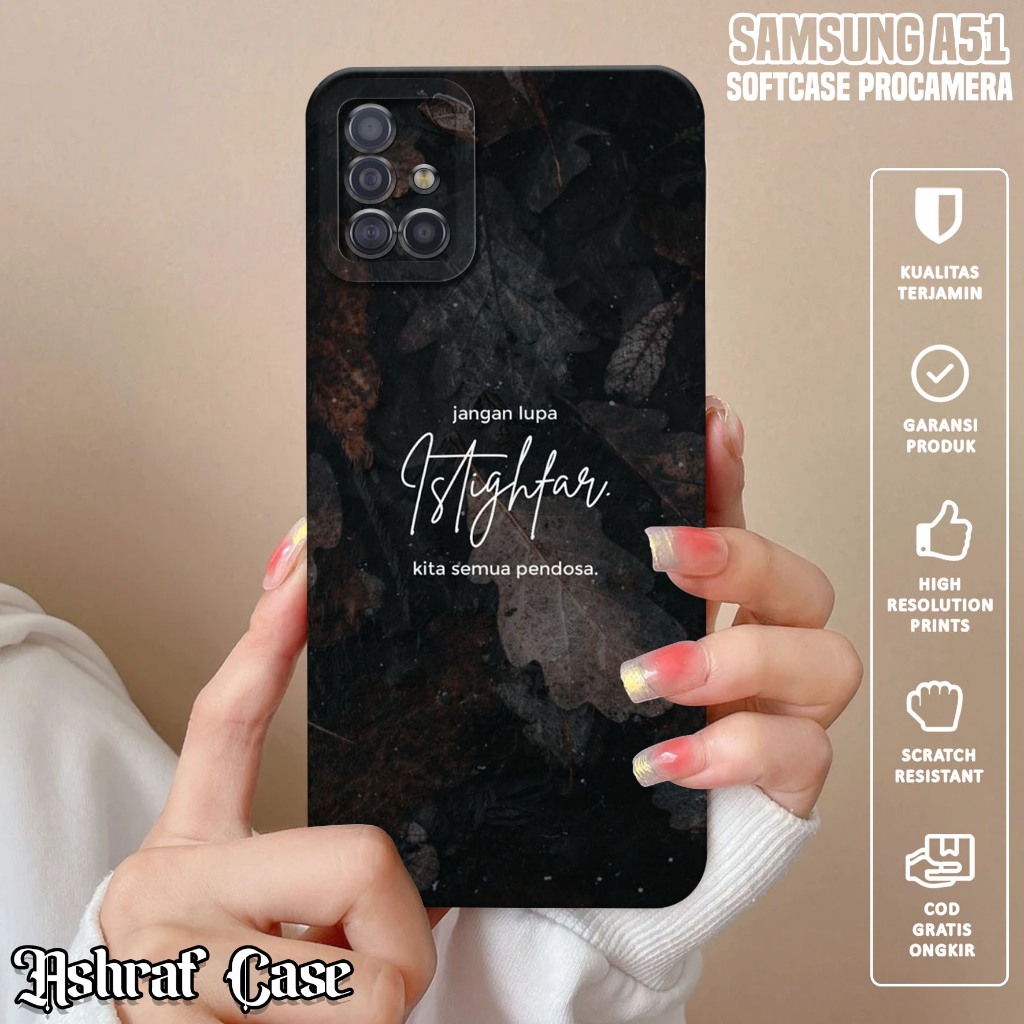 Case Samsung A51 - Casing Hp Samsung A51 ( QUOTES ) Silikon Hp Samsung A51 - Softcase Hp - Softcase 