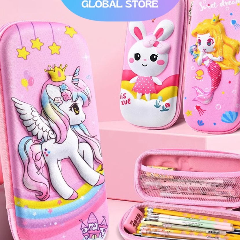 

Limit Aimilo Tempat Pensil Anak Perempuan Kotak Pensil Aesthetic 3D Wateroof Alat Tulis Sekolah