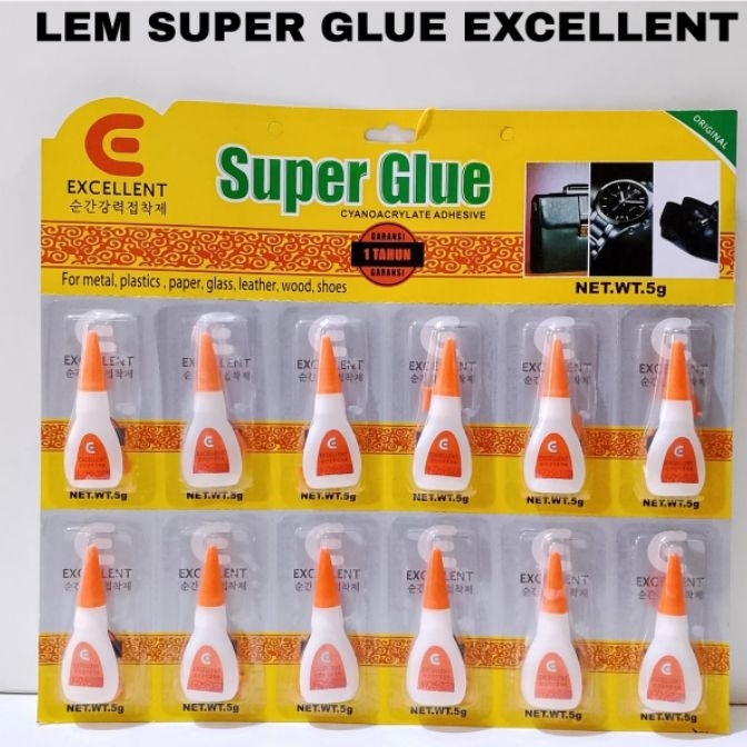 

KF7 Lem Glue Excellent Botol 12PCS