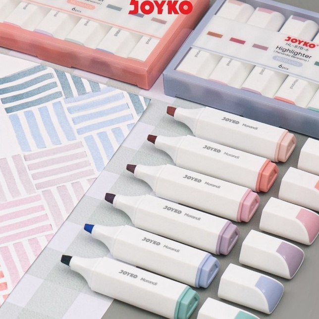 

Tawaran PERSET Penanda Berwarna Hhlhter Joyko HL87A 87B 6 Warna Morandi