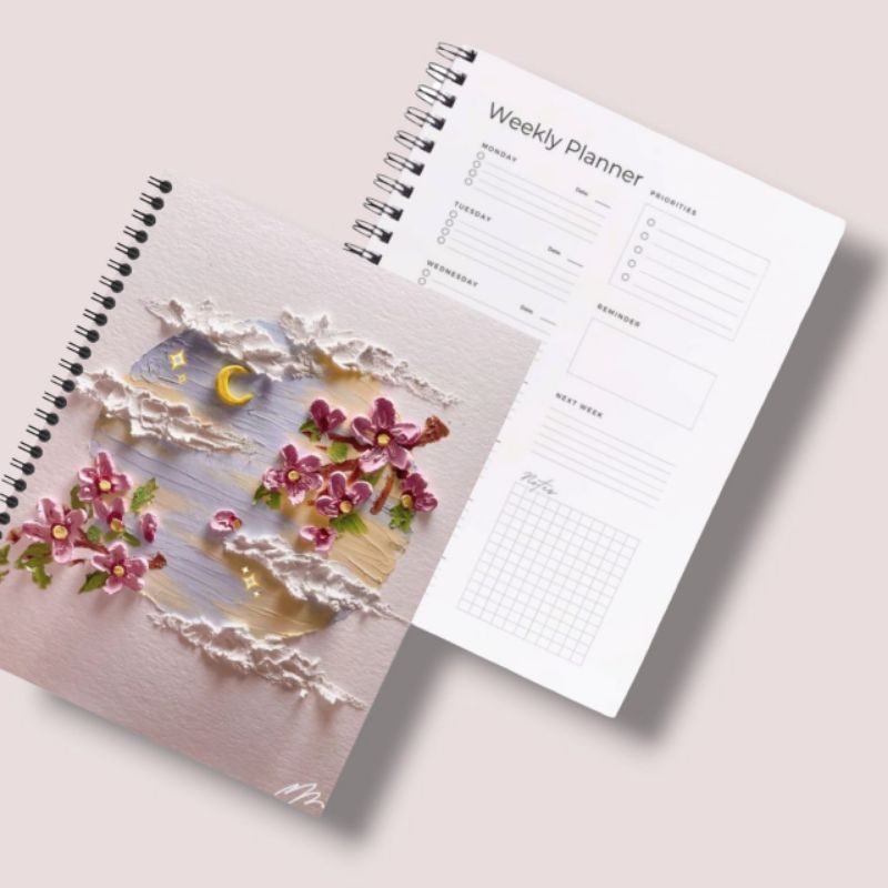 

[ SPIRAL ] DAILY PLANNER - WEEKLY PLANNER - MONTHLY PLANNER - TO DO LIST - BUKU PLANNER A5