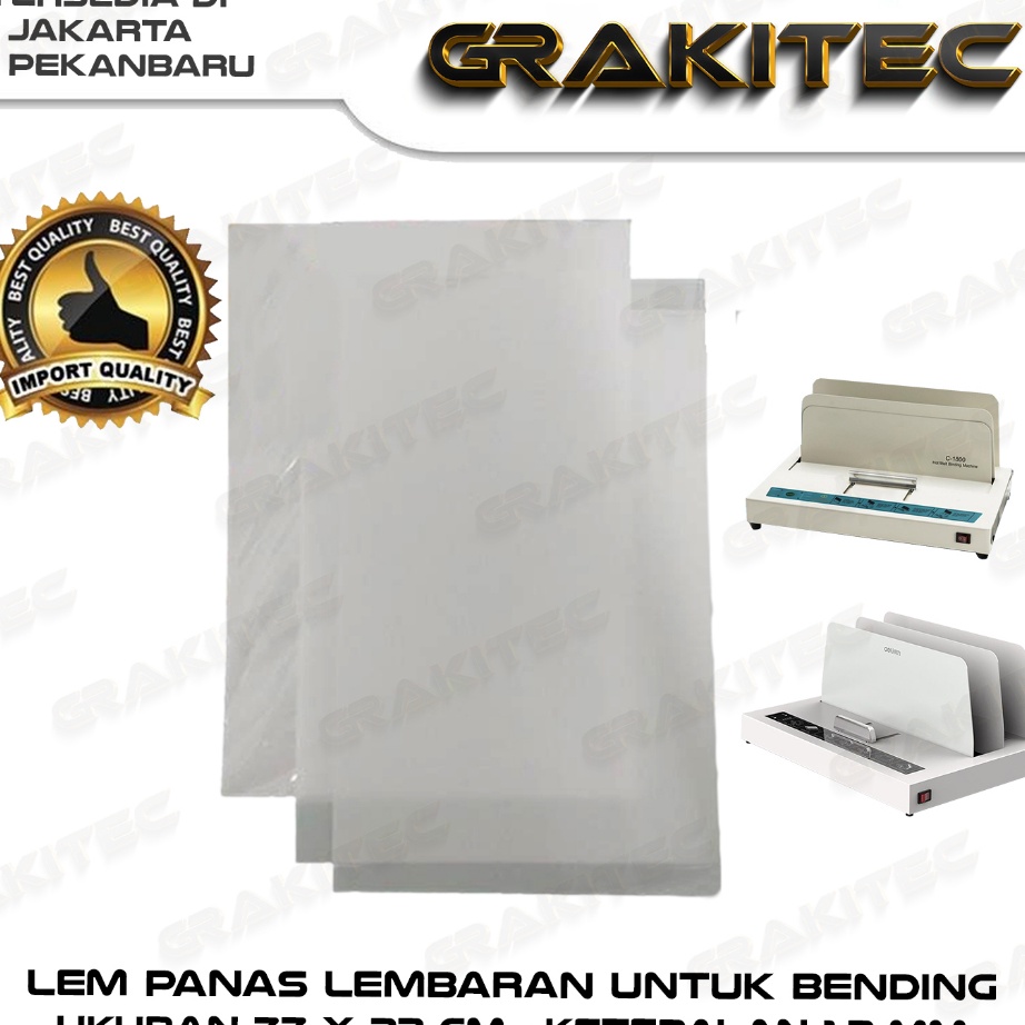

HJ6 Lem Panas Premium Untuk Mesin Jilid Bending Binding Untuk Mesin Bending 3882 C18 GRAKITEC