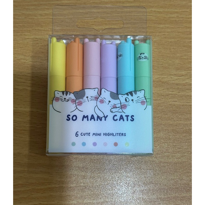 

FG2 Stabilo Pastel Imut So Many Cats M 6 Warna