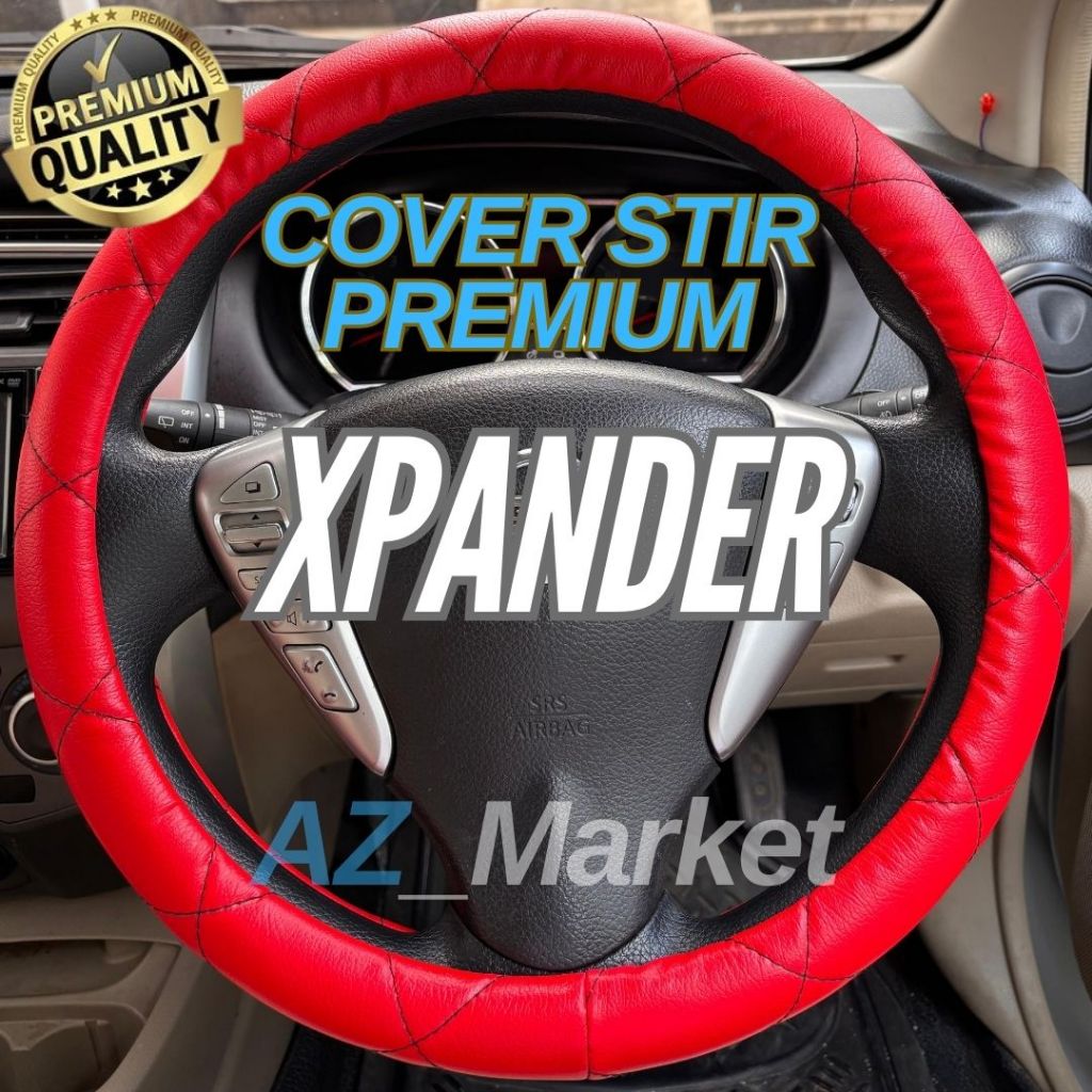 Sarung Stir Mobil Xpander Cross Exceed Ultimate Berbahan Kulit Premium Cover Stir Mobil Xpander