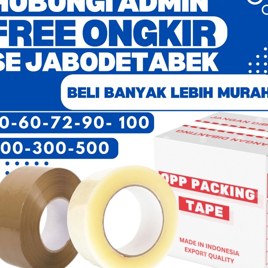 

Unggul 1 DUS Lakban Bening Coklat 45mm 1 9 Yard 2 3 Yard OPP Packing Tape 2 Inch 5 6 72 Yard