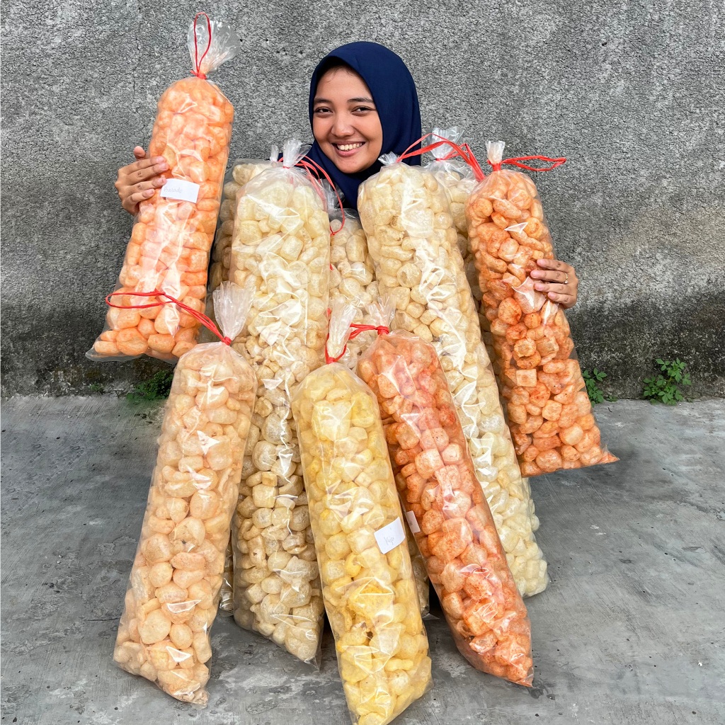 

Kerupuk Kulit Sapi Asli 200gr 1 BALL Dorokdok Enak Murah Halal Renyah