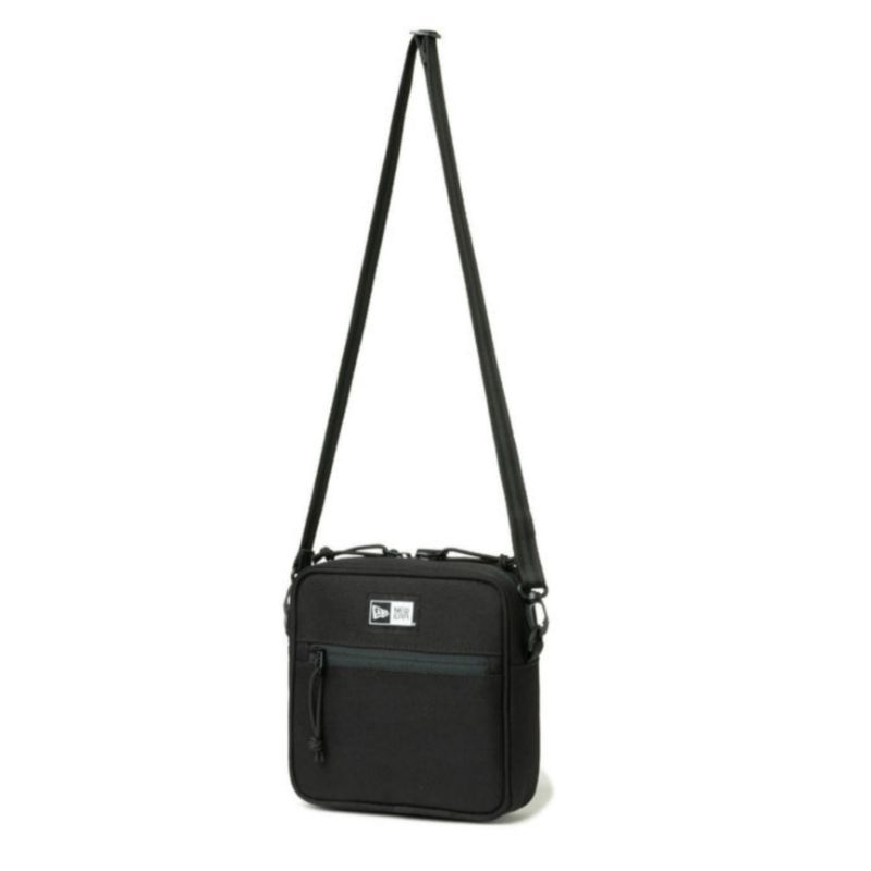 Tas New Era Cap Square Shoulder Pouch Bag Black Original
