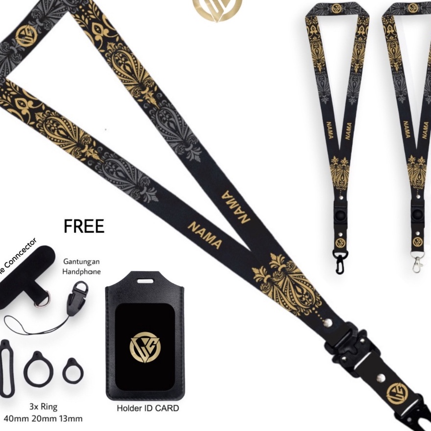 

FG2 Craft Custom Nama Artifact Gantungan Holder ID Card