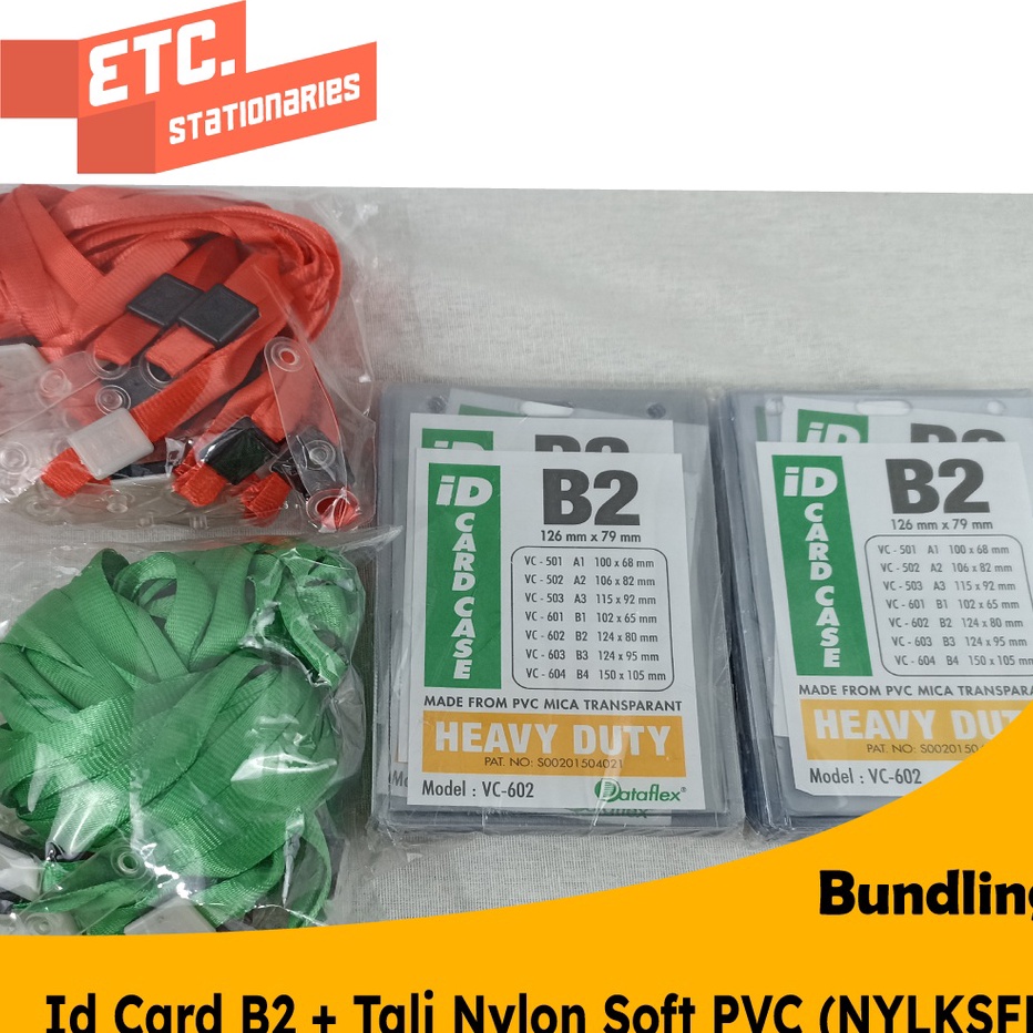

FG2 Bundling Id Card B2 Tali Nylon Soft PVC NYLKSFP