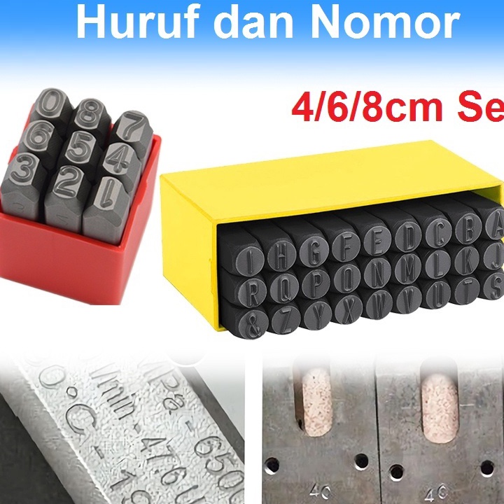 

Bonuskan Stempel Cetakan Huruf Nomor Number Letter Punch Set 36pcs Angka Dan Huruf Ketok Besi Printing Tool Numbers Alphabets Ukuran 4mm 6mm 8mm Steel Stamp