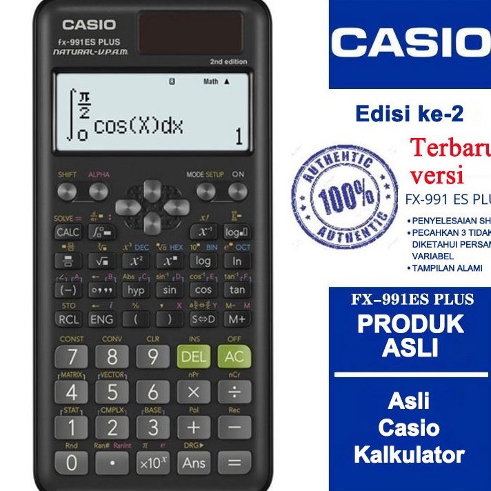 

Terkini 1 asliKalkulator Scientific Casio FX991EXFX991ES PLUS Casio Orinal Kalkulator Calculator Scientific Kalkulator Ilmiah Kalkulator Sekolah Garansi Resmi 3 Tahun 2nd edition Kalkulator Casio Scientific Calculator Casio Scientific
