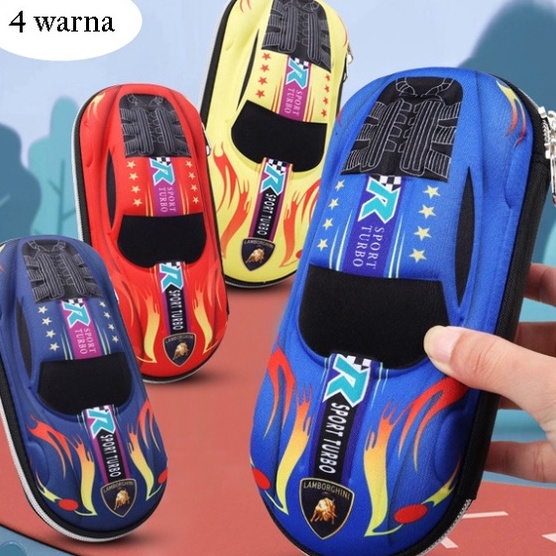 

Pilihan Tempat Pensil Kotak pensil Tepak 3D Timbul Hardtop Pencil Case Motif Mobil