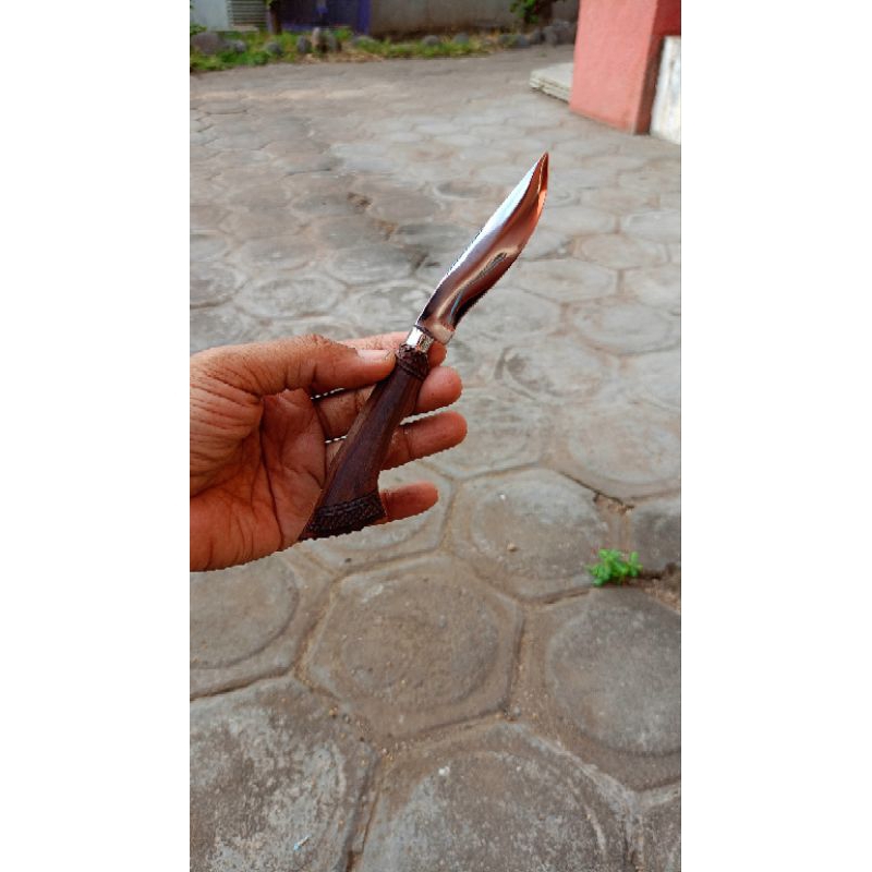 pisau kecil simpel unik praktis baja hss