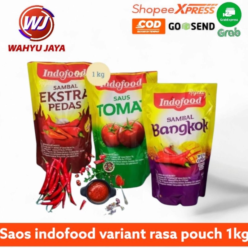 

Saos indofood variant rasa 1kg pouch