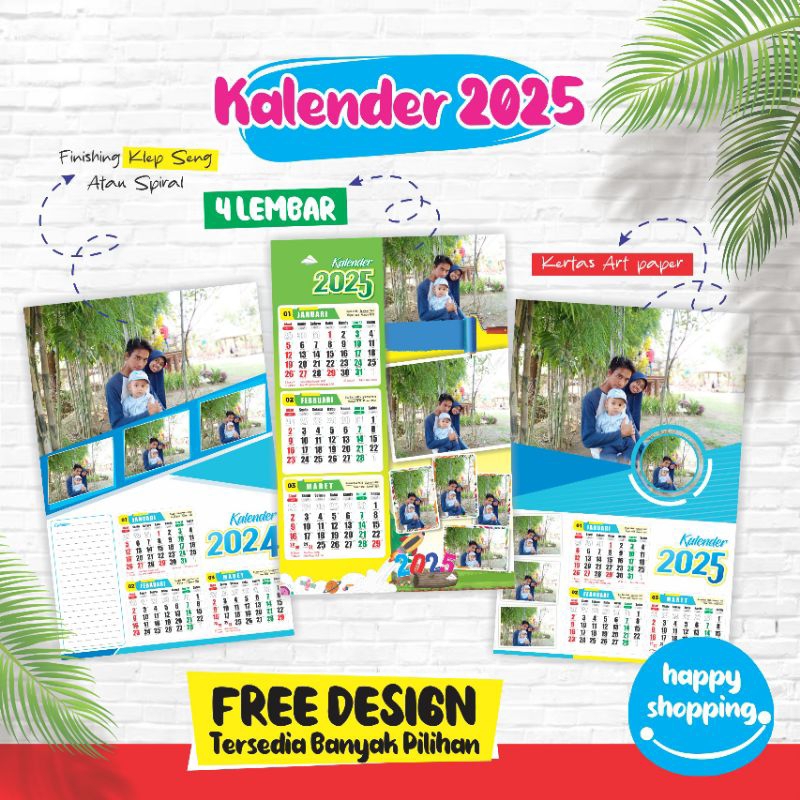 

KALENDER 2025 CUSTOM // 4 LEMBAR //