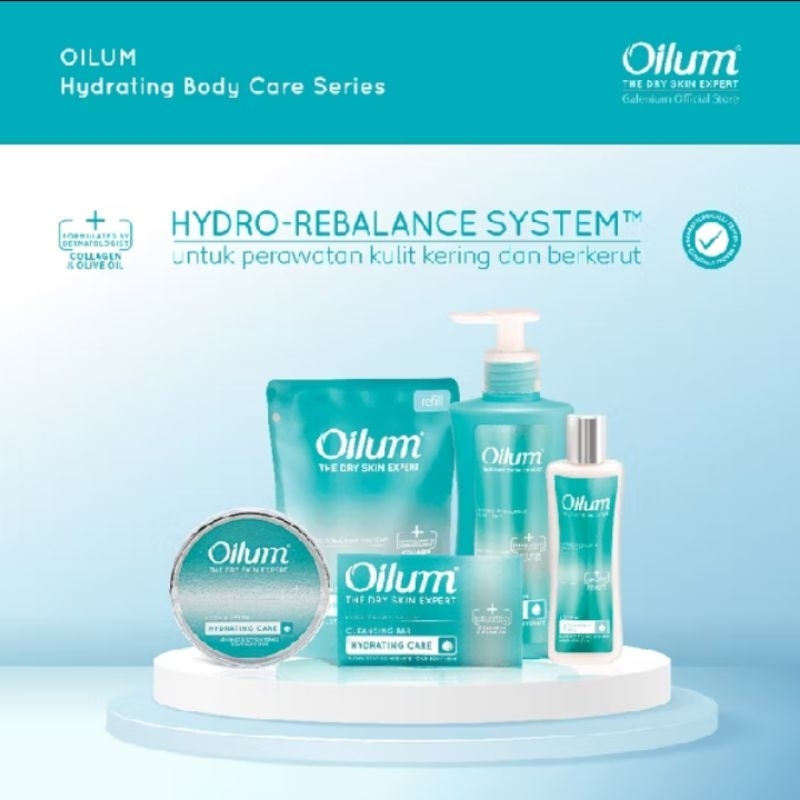 OILUM HYDRATING SERIES (SABUN BARSOAP, SABUN CAIR BOTOL, SABUN CAIR REFIL)