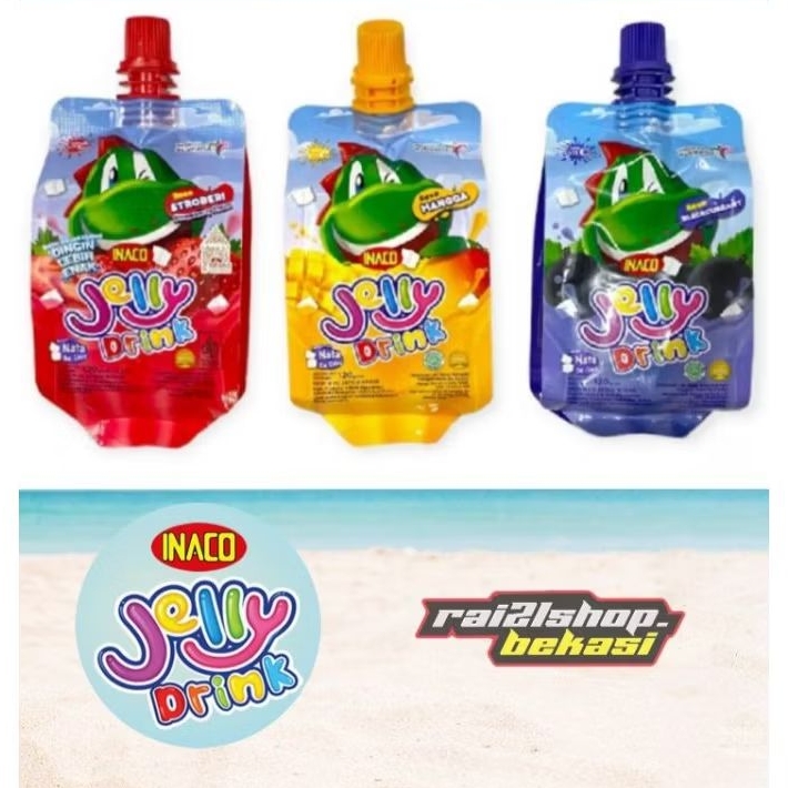 

Inaco jelly drink nata de coco 1 pack isi 5 Pouch