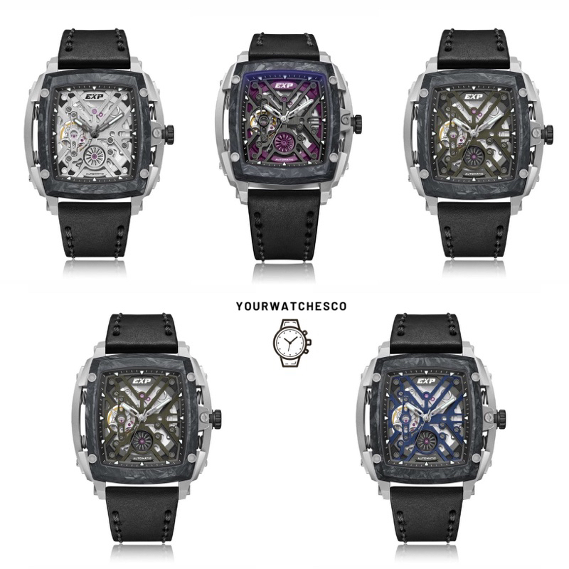 Jam Tangan Pria Expedition Automatic E 3008 / E3008 / 3008 E3008  MAL Titanium  Limited Garansi Resm