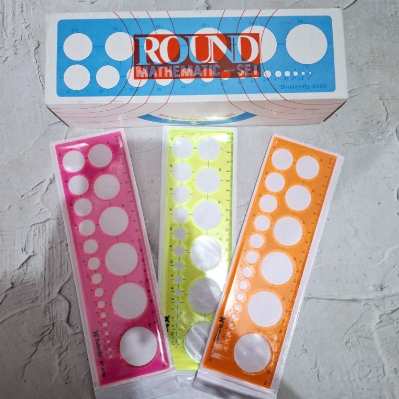 

(1 KARTON) Penggaris Butterfly BT-9150 KARTONAN