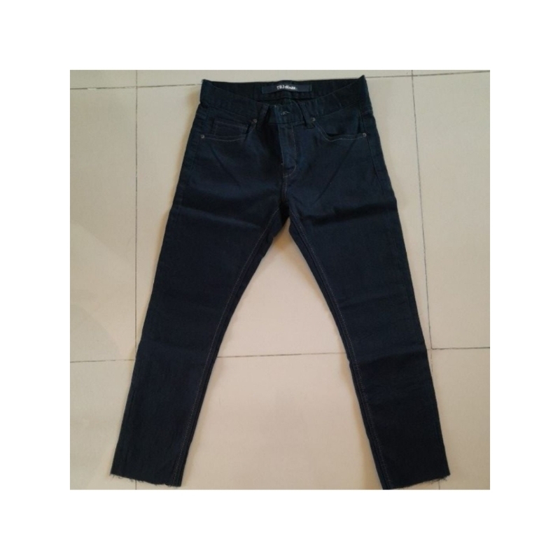 Jeans Straight merk TBJ DENIM (brand korea) warna navy pekat