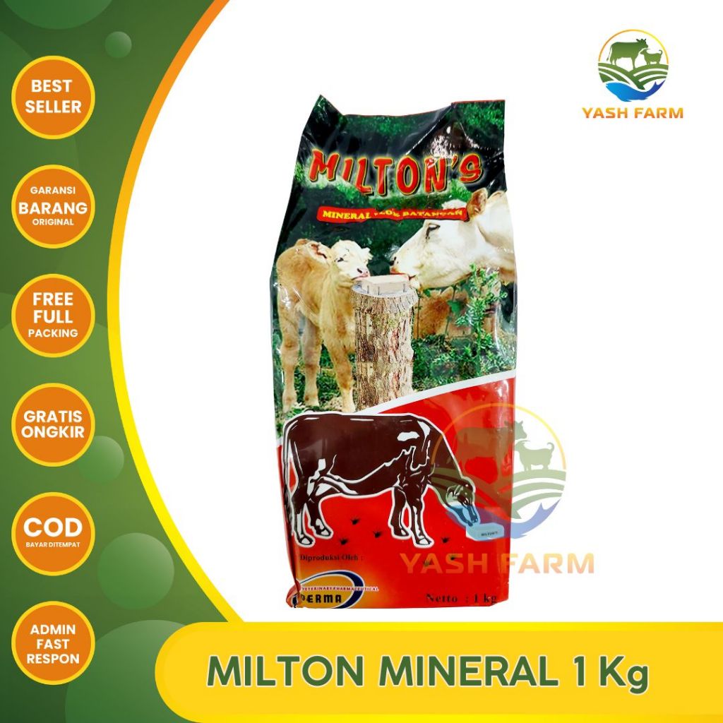 MILTON-S 1 KG -MINERAL SAPI DAN KAMBING