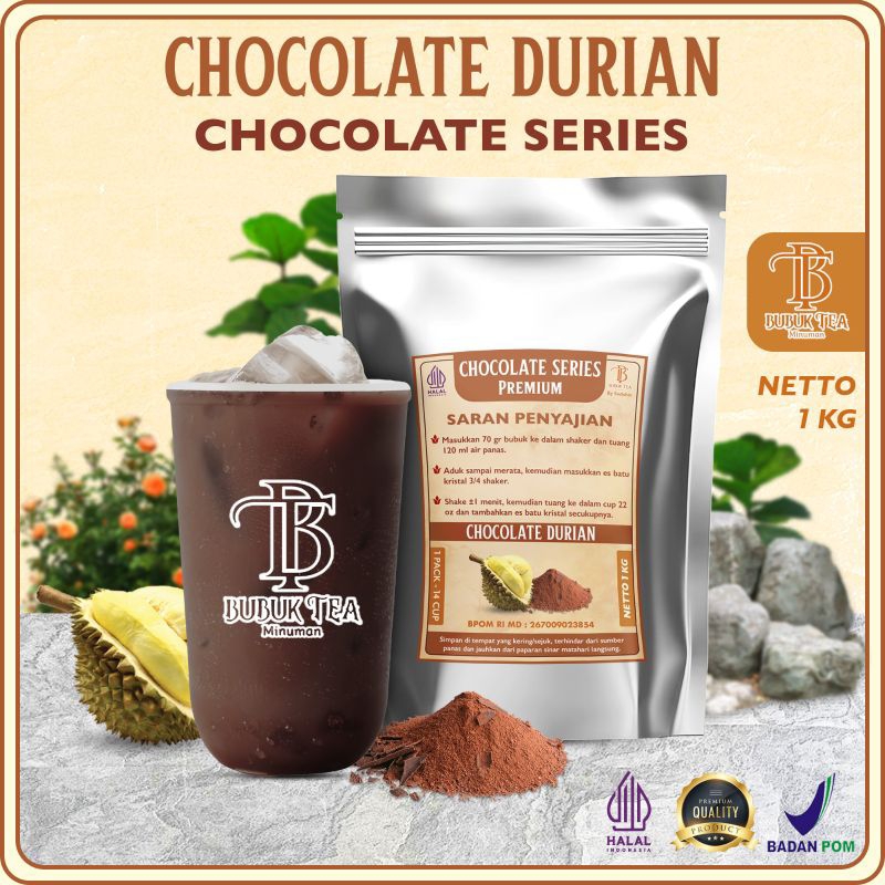 

BUBUK MINUMAN CHOCOLATE DURIAN 1KG PREMIUM/BUBUK MINUMAN INSTAN