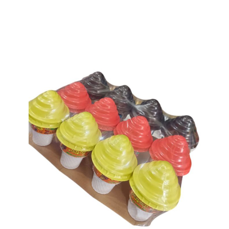 

Yen - Yen wafer salut coklat Bentuk ice cream coneisi 12 × 20gr