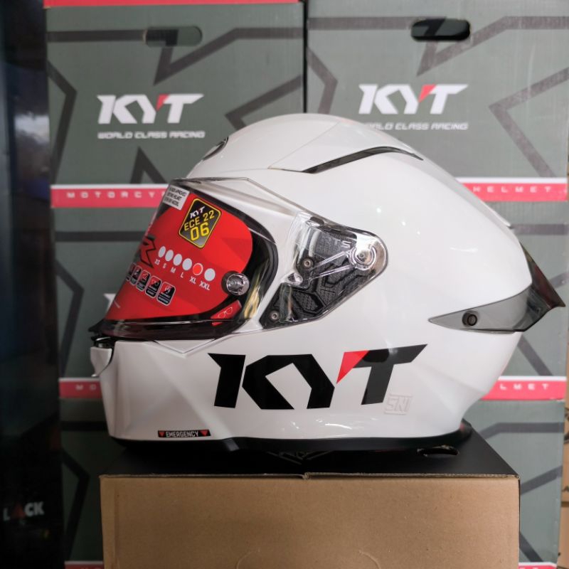 Helm Full Face KYT R2R Solid Polos Original