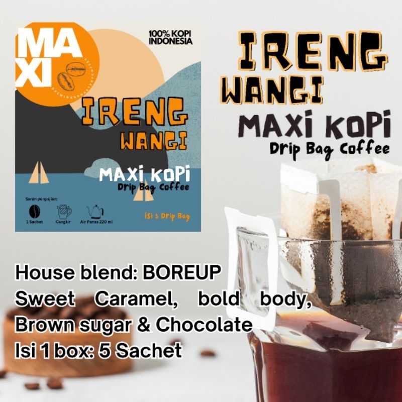 

Maxi Ireng Wangi Drip Bag Coffee