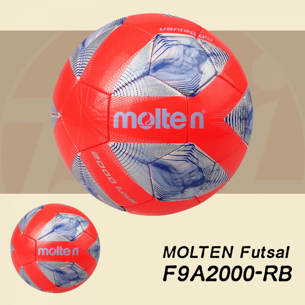 Bola Futsal Vantaggio 2000 (F9A2000-RB) ORIGINAL MOLTEN
