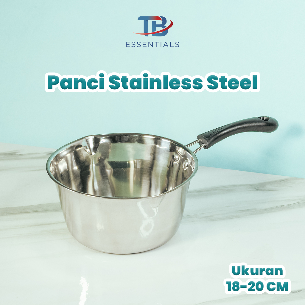 TB ESSENTIALS Panci Susu Milk Pot Stainless Steel