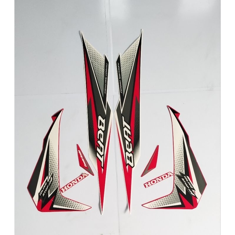 STICKER STRIPING | MOTOR HONDA BEAT FI ISS| ORIGINAL | TAHUN 2018