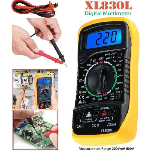 Digital Multimeter AC/DC Voltage Tester XL830L LCD Multitester Digital/Avometer Digital Multitester