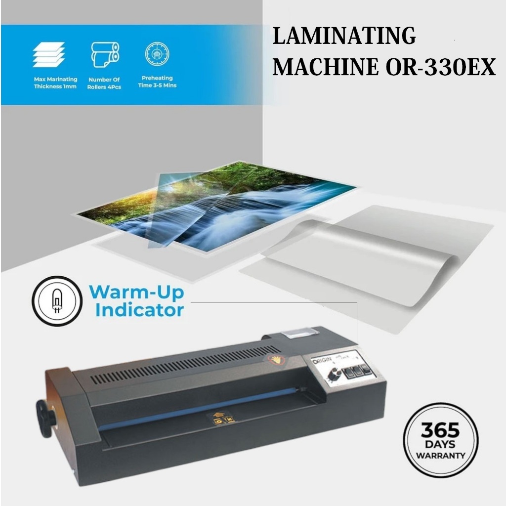 

HJK Mesin Laminating OR 330EX / Laminating A3 / Laminator Kertas A3 Origin