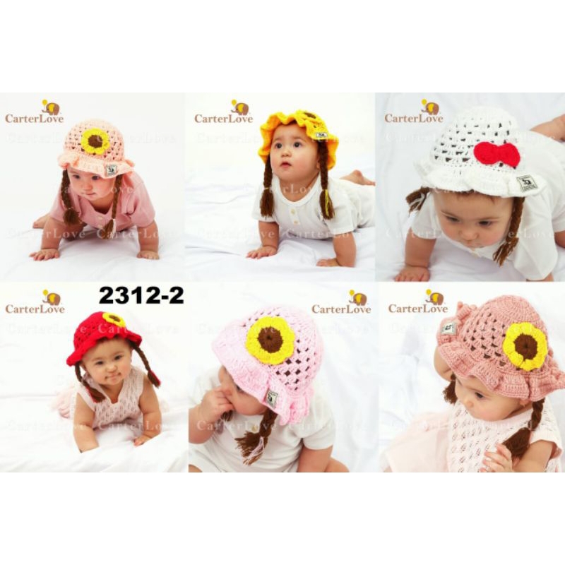 TOPI RAJUT TALI / KUPLUK KUPING/TOPI BABY RAJUT