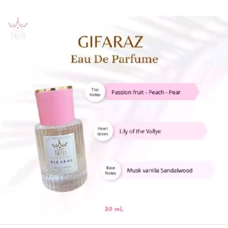 Parfum tazzi GIFARAS wanginya mewah