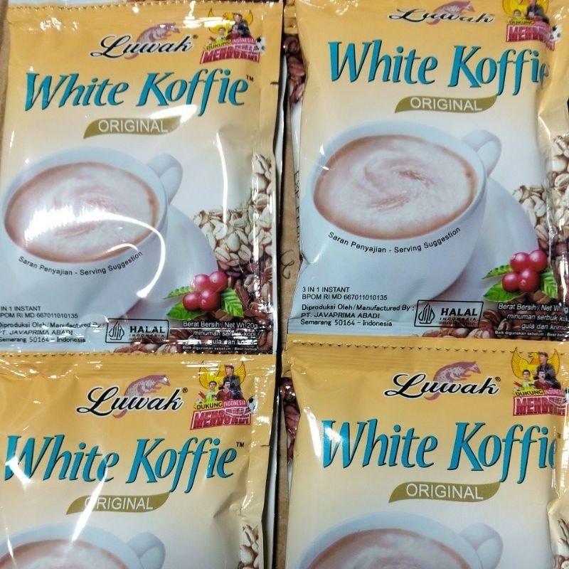 

LUWAK WHITE KOFFIE RTG ISI 10PCS