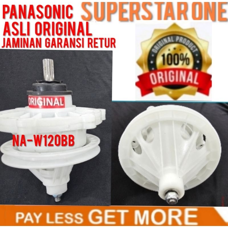 gearbox panasonic gearbox mesin cuci 2 tabung  panasonic 14kg NA-W120BB asli original