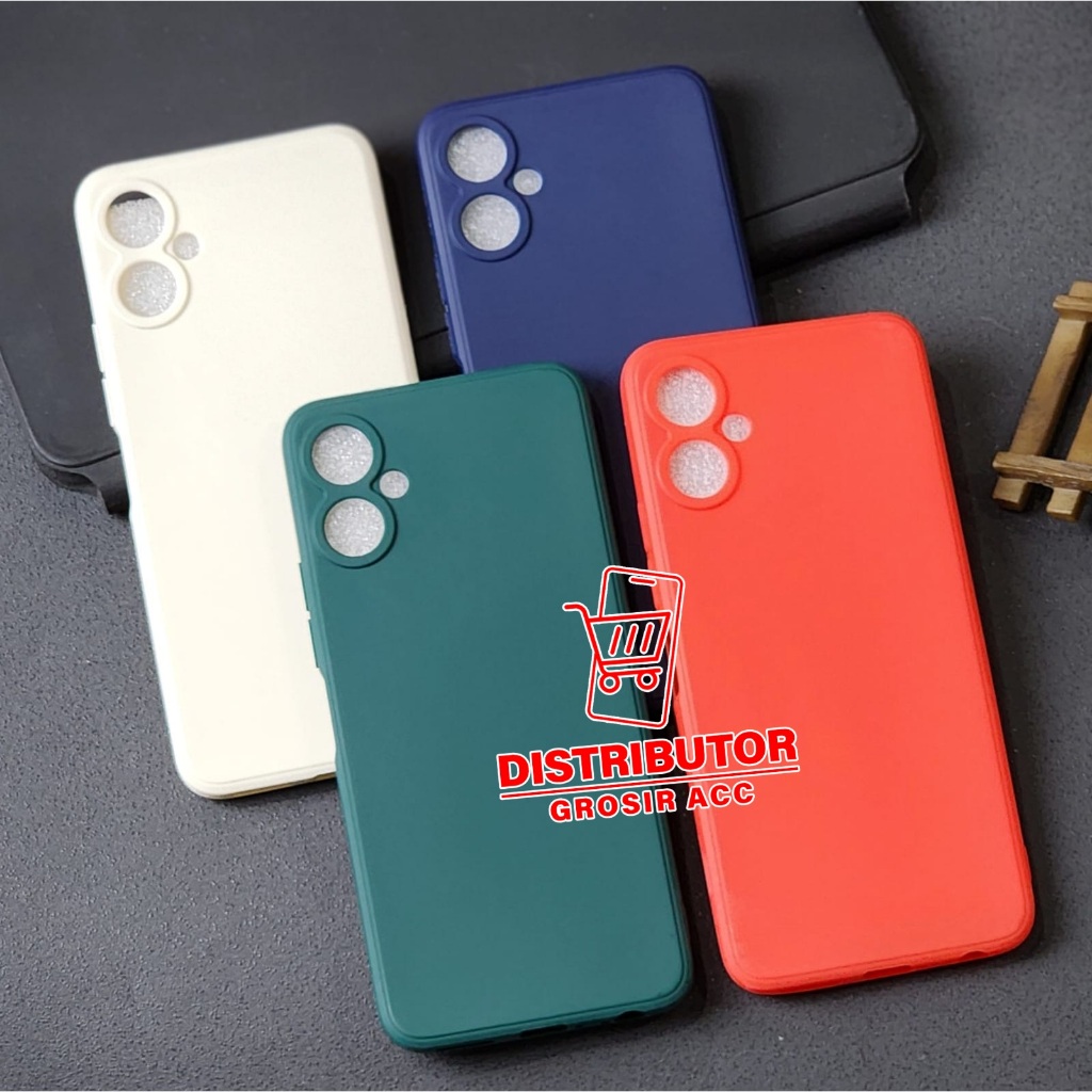 TECNO SPARK 9T CASE MACARON SQUARE EDGE SOFT CASE LIQUID EDGE TECNO SPARK 9T