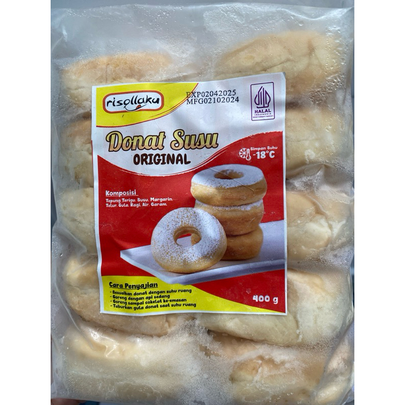 

Donat susu original Risollaku