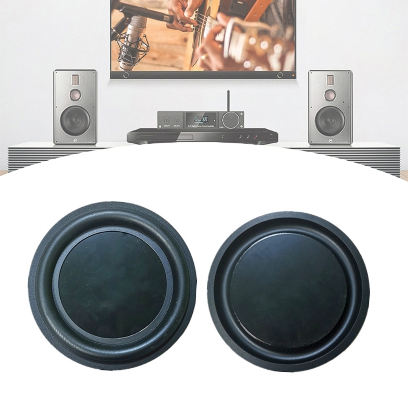 2Pcs Bass Passive Radiator Subwoofer Passive Radiator Pasif Membran Subwoofer 75/ 92Mm