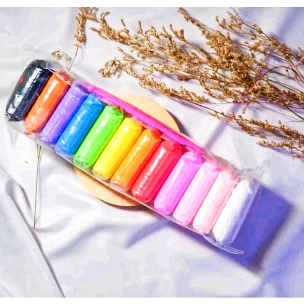 Clay / Clay Mainan Isi 12 Warna / Clay isi 12pcs