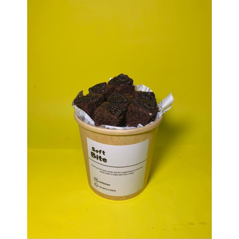 

Brownies cup oreo