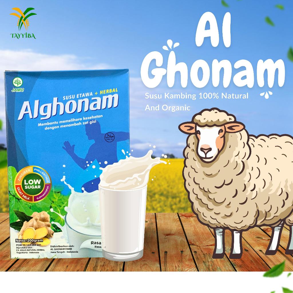 

Al Ghonam Susu Kambing Etawa + Herbal 200gr