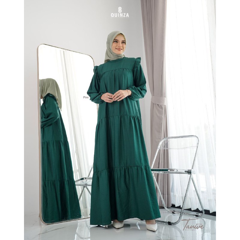 Gamis Rayon Crinkle Tanive Dress Quinza / Dress Crinkle