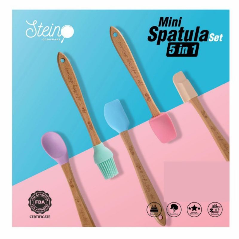 STEIN MINI SPATULA SET /Spatula DUO CANDY/ By Stein Cookware/BAKING TOOLS