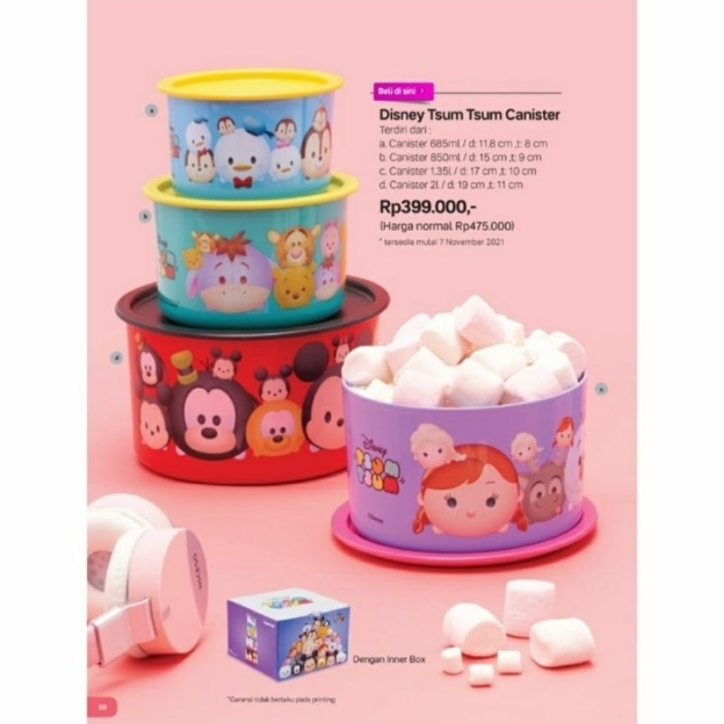 Toples Tupperware Disney tsum tsum free mug(4)