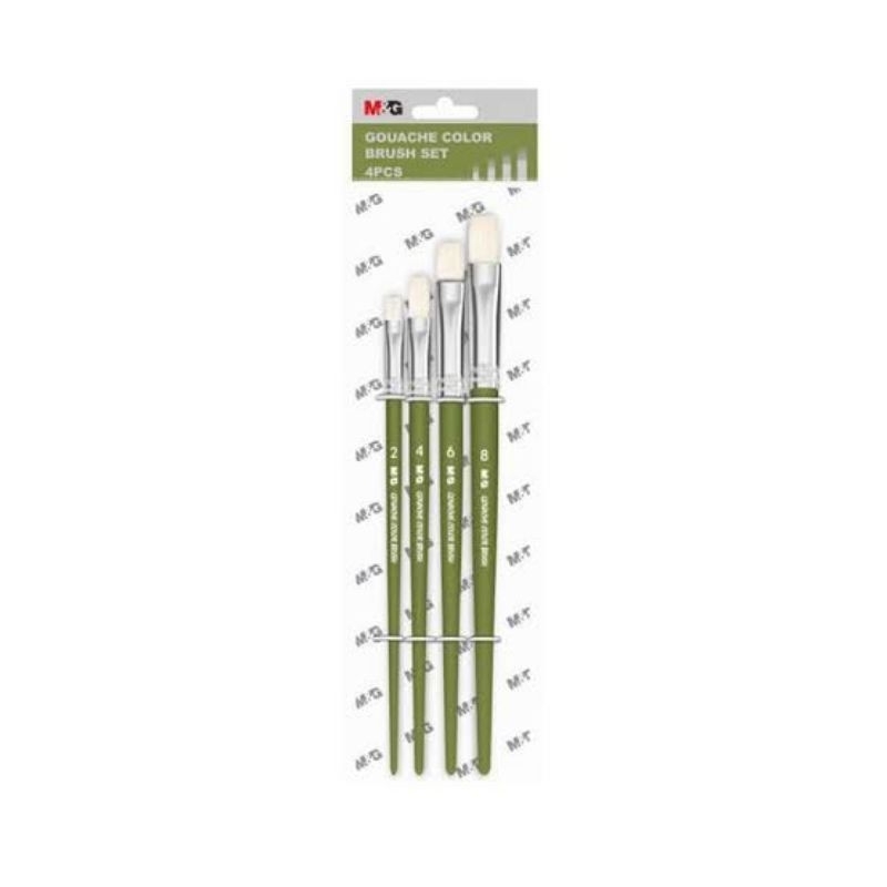 

KUAS LUKIS SET M&G WATER COLOR PAINT BRUSH SET 4 PCS ABH9789