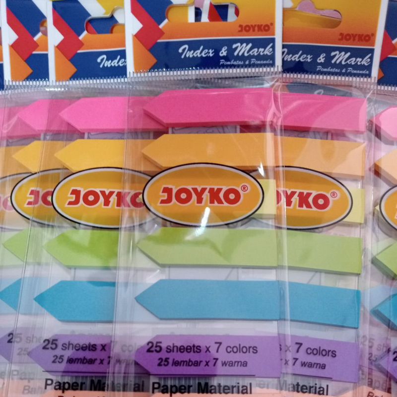 

Index & Mark IM-33 (bahan kertas) 1pcs 25lembar x 7warna #Kertas penanda dan pembatas