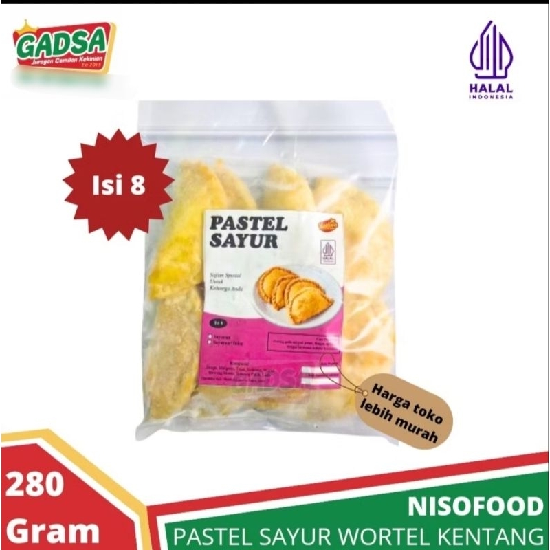 

Pastel Sayur Kentang Wortel isi 8